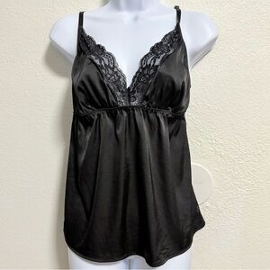 Avidlove silky Babydoll lace tank with adjustable straps